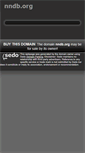 Mobile Screenshot of nndb.org