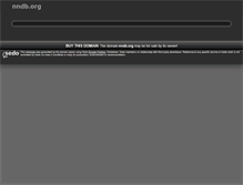 Tablet Screenshot of nndb.org